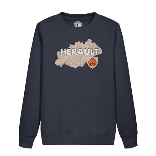 Sweatshirt enfant Hérault 34 cadeau souvenir de la ville de Montpellier