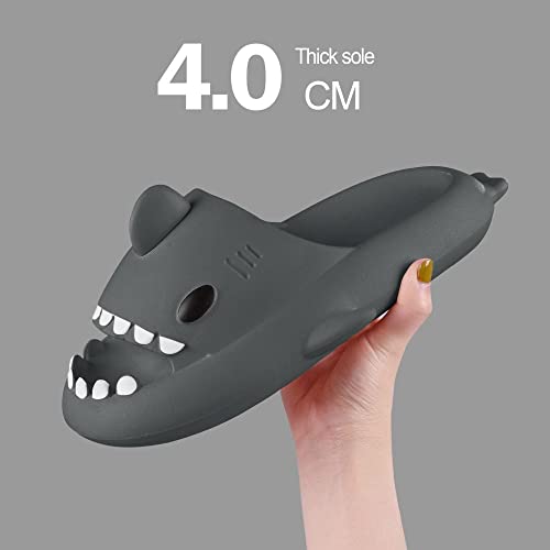 Shark Slippers Shark Slides Shark Style Anti-Slip Open-Toed Slippers Casual Beach Foam Shoes for Women and Men2