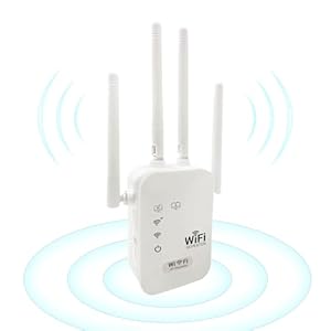 Trenzu WR10 WiFi Range Extender for Home | 300Mbps, 2500 SQ FT Coverage, 20 Devices | 2.4GHz Single Band WiFi Signal Booster with 2 Ethernet Ports, 4 Antenna | Plug & Play |Router & Access Point Mode