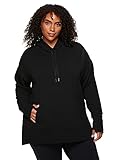 RBX Active Women's Plus Size Relaxed Fit Tunic Length Soft Lightweight Fleece Hoodie Pullover With...