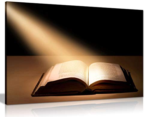 Image of The Holy Bible Religion Canvas Wall Art Picture Print (24x16)