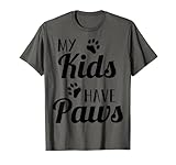 Photo Gallery my kids have paws - camicia da donna con gli animali maglietta Photo Gallery my kids have paws - camicia da donna con gli animali maglietta