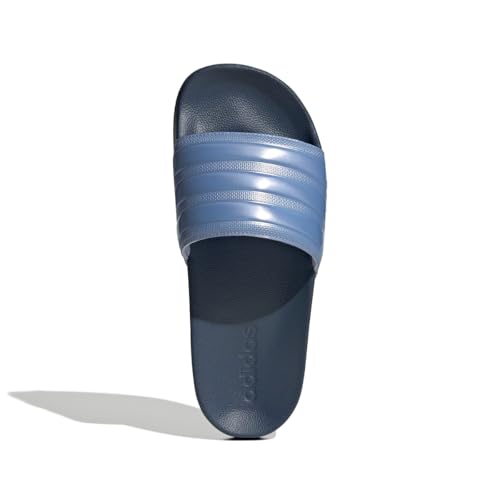 adidas Unisex Adilette Shower Slide Sandal, Preloved Ink/Blue Spark Met./Blue Spark Met, 5 US Men4