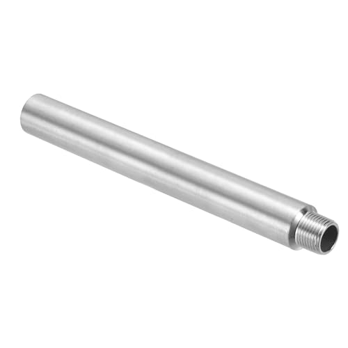 Conector de tubería G1/2" macho hembra PATIKIL, acoplamiento de acero 304 de 250mm 2