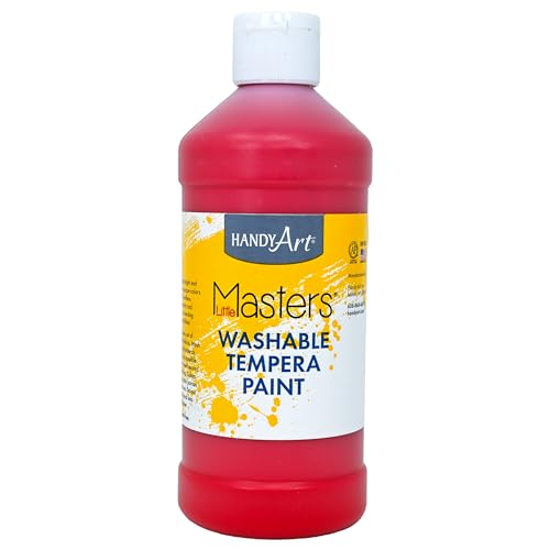 Handy Art Little Masters Washable Paint 16 ounce, Red