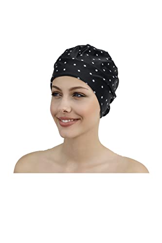 Fashy 3458 20 Velcro Swimming Cap, Black, standard size