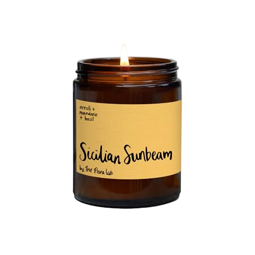 The Flora Lab Sicilian Sunbeam Natural-Wax Candle...