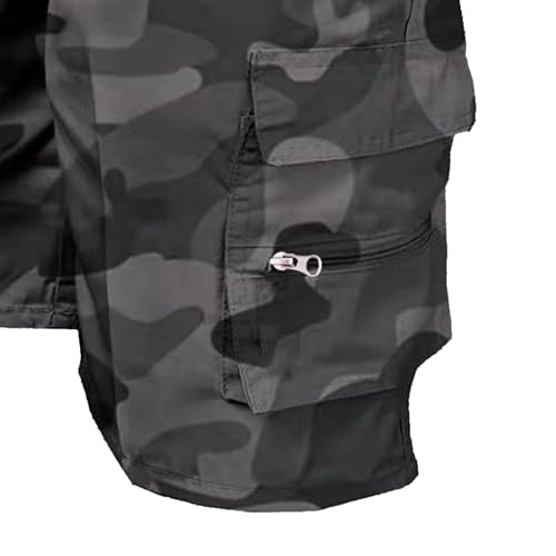 Shorts básicos de algodón con bolsillos para hombre miniatura 4