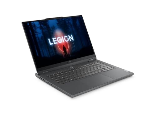 Image of Lenovo Legion Slim 5 Gen 8 AMD 14 inch inch Laptop (2023 Model) - AMD Ryzen 7 7840HS 8-Core, NVIDIA GeForce RTX 4060, 16GB RAM, 512 GB M.2 NVMe SSD, 14.5 inch inch 2.8K OLED 400-Nits, Windows 11 Home, Storm Grey