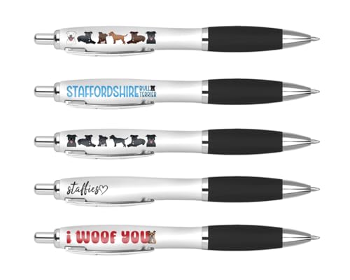 Bolígrafos de Staffordshire de tinta fluida negra para notas nítidas y organizadas