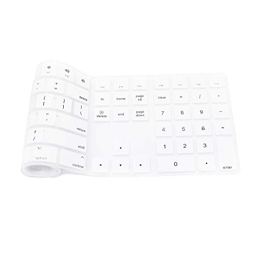 Protector de Teclado Silicona Blanco Ultra Delgado para Mac 2017 miniatura 4
