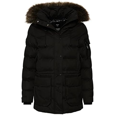 Superdry Women's Microfibre Expedition Parka Jacket Cover