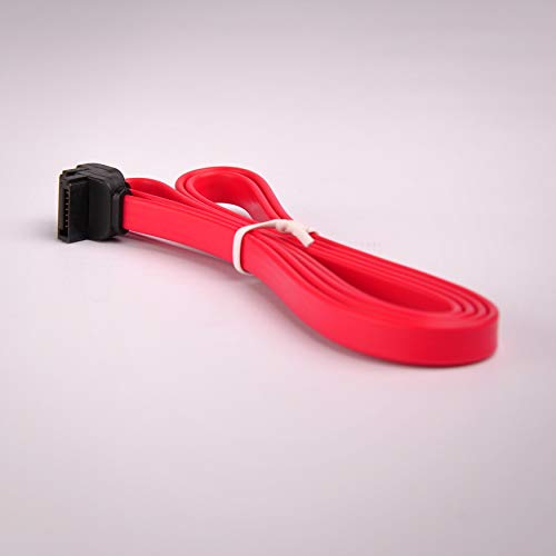 Cable SATA Rojo 40 Pulgadas con Dos Ángulos Rectos miniatura 3