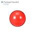 CoCud Thermoset Ball Knobs, M12 Female Thread 40mm Diameter, Plastic Metric Hand Screw Grip Red - (Applications: for Lathe Machinery Lever Handle), 2-Pieces