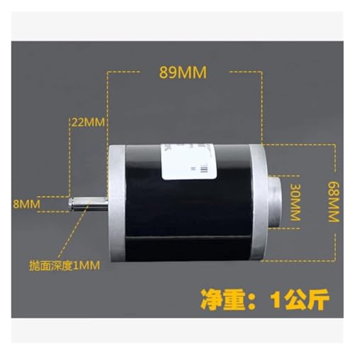 Moteur à courant continu 24V 120W à double roulement pour perceuse