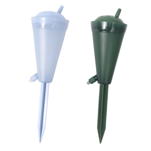 IMIKEYA 2個 智能滴水器 自動水やり器 屋内植物散水スパイク 自動可能な給水スパイク 旅行や長期不在時の植物管理に