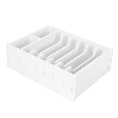 LAPYAPPE caja de almacenamiento de recibos registro compartimiento bandeja de moneda plato cajas almacenaje cajas de almacenaje caja multi-rejilla moneda portátil hasta de madera