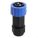 Igniport IP67 Energiespeicher-Steckverbinder 500V 50A 8-Polig Männlich für weiblich Wasserdicht Hochtemperaturbeständig für Industrie(male head)