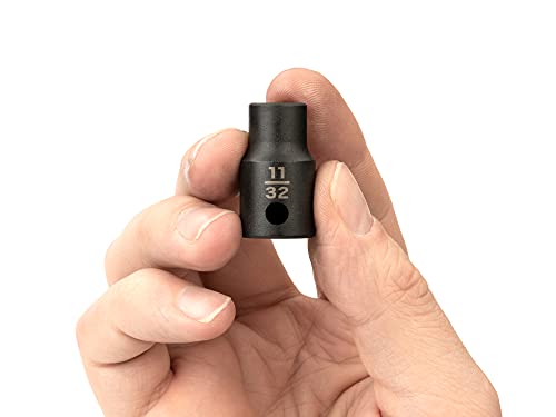 Image of TEKTON 3 /8 Inch Drive x 11 /32 Inch Shallow 6-Point Impact Socket | SID12009