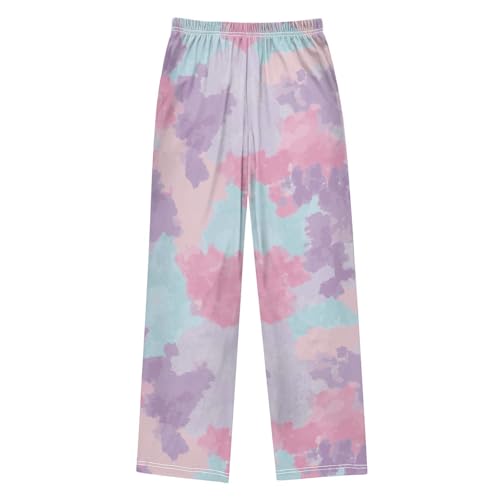 Tie Dye Boys Pants Boys Athletic Pants Long Pant for Boywith Pockets Wide-Leg Size 6-14Y2