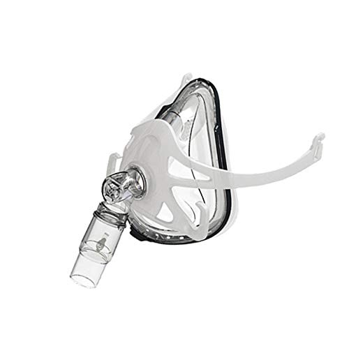 Denshine Full Face Mask for Sleep with Adjustable Headgear Clips (L (Height: 100-115mm))