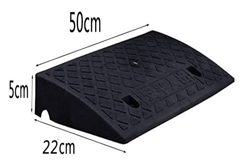 Ramp Portable Ramps Mat, Alfombra Plástica Negra Para Escalones Exterior 50x22x5CM miniatura 2