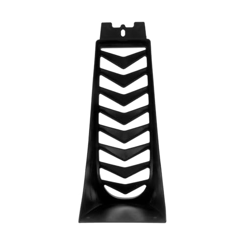 Couvercle de radiateur inférieur noir aileron moto et becquet carénage menton 18-23