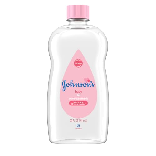 Johnson's Baby Oil, Pure Mineral Oil, Original Scent, 20 fl. oz