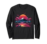 Photo Gallery mt fuji giappone arte vaporwave estetica synthwave retrowave maglia a manica Photo Gallery mt fuji giappone arte vaporwave estetica synthwave retrowave maglia a manica