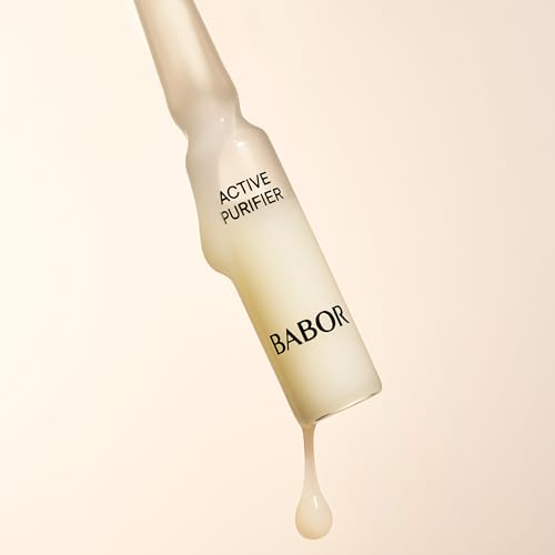 BABOR Active Purifier, Serum Ampullen für das Gesicht, Mit Teebaumöl für reduzierte Unreinheiten, Vegane Formel, Ampoule Concentrates, 7 x 2 ml