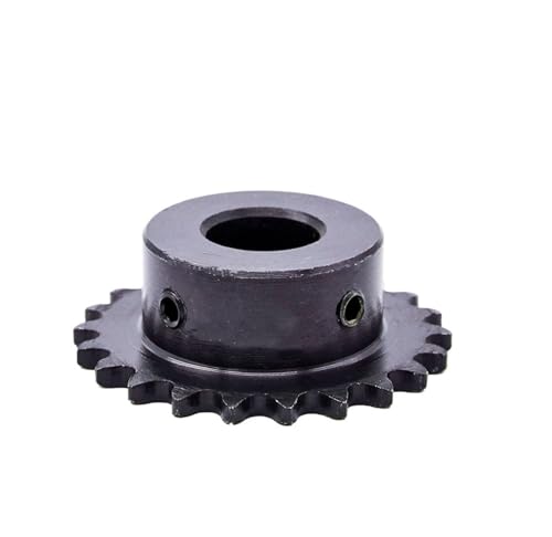 Bevel Gear Pinion Hardware Mechanical 1pcs 40Teeth 04C Chain Gear Steel Industrial Sprocket Wheel Motor Chain Drive Sprocket 10 12 14 15 16 17 18 19 20mm Bore(19mm Bore)
