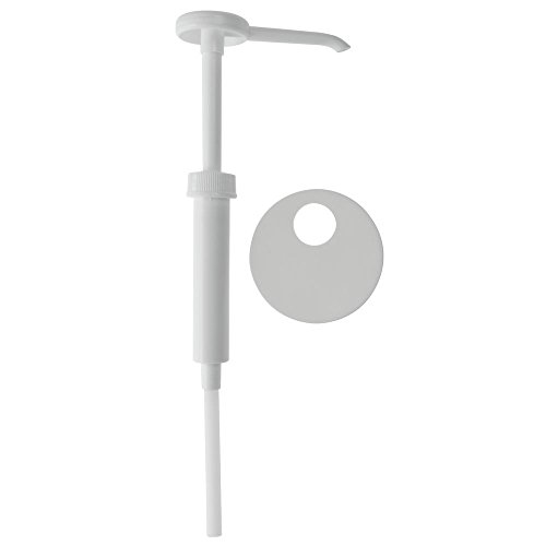 Tablecraft 1 Oz Plastic Economy Pump with 89mm Top