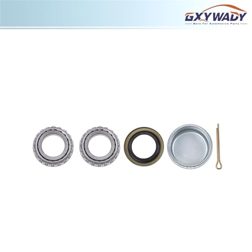 Kit roulement de remorque et moyeu 4 trous pour axe de 25.4mm 907kg
