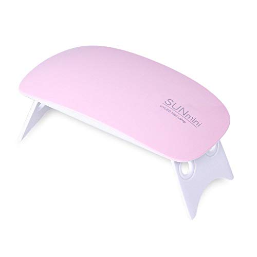 Unha De Gel - Estufa Mini Cabine Secador De Unhas Led Uv Cor: Rosa