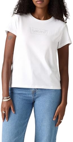 Levi's Damen The Perfect Tee T-Shirt, Batwing Iridescent R, M