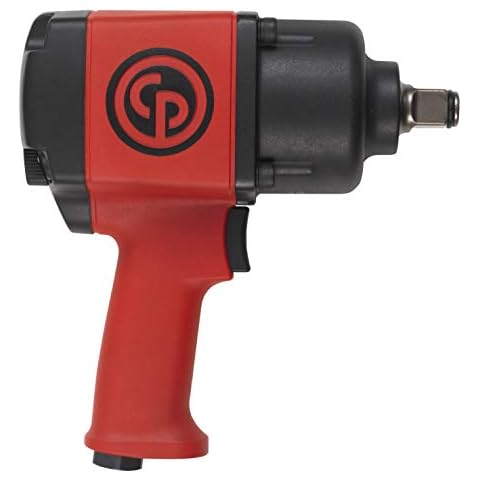 Chicago Pneumatic CP7763 3/4 Inch Air Impact Wrench, Red, Metal Cover