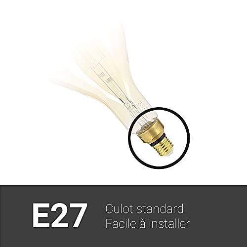 Grosse ampoule vintage E27 LED éclairage 320° sans zone d'ombre - 3