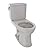 TOTO CST454CUFG#12 Drake II 1G Two-Piece Elongated 1.0 GPF Universal Height Toilet with CEFIONTECT, Sedona Beige