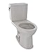 TOTO CST454CUFG#12 Drake II 1G Two-Piece Elongated 1.0 GPF Universal Height Toilet with CEFIONTECT, Sedona Beige