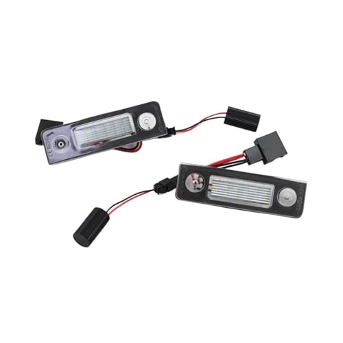 Luces matrícula LED Skoda Octavia MKII solucionan luz fundida bombillas matrícula coche kit 2 piezas