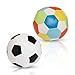 Produktbild alldoro 60305 Softball 2er Set Ø 10 cm, kleine, weiche Schaumstoff-Fußbälle für Kinder ab 0, Schwarz/Weiß & Bunt, Ball für indoor & outdoor, gemischt