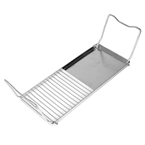 Support de gril, table de gril pliante portative d'acier inoxydable de plat frit pour le BBQ