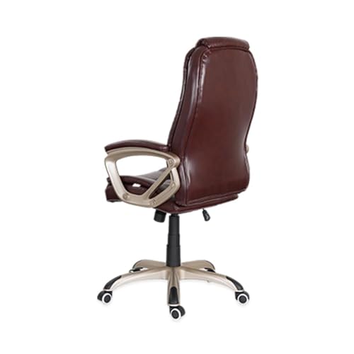 Image of Royaloak Texas American Leatherette Office Chair | High Back Support | Adjustable Height | Nylon Base | Castor Wheel | Revolving Mechanism | Ergonomic