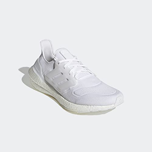adidas Men's Ultraboost 22, White/White/Black, 7.5