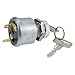Autu Parts Golf Cart Key Switch for EZGO Ignition Switch 17421G1,2 Prong 4 Key