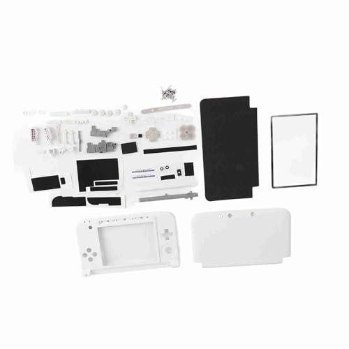 Telecomando Universale Custodia Completa Per Custodia, Parti Di Riparazione Per Guscio, Kit Di Sostituzione Completo Per 3Ds Xl Rosso (Bianco) Telecomando Universale,
