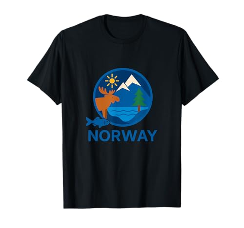Norway Adventure - Nordic Nature Travel Gift, Outdoors T-Shirt