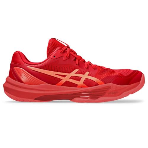 ASICS Mens Sky Elite FF 3 Speed Red/Sun Coral Volleyball Shoes - 6 UK (1051A080.600)