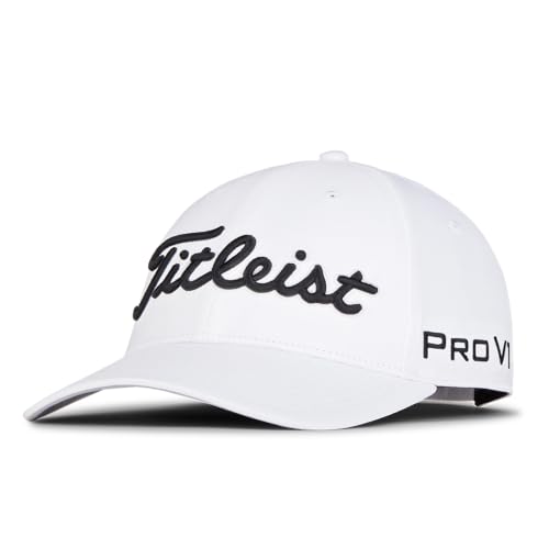 Titleist Tour Elite Hat White/Black