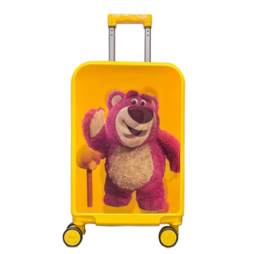Image of Winnies 20 Inch Kids Suitcase with 8 Wheel Travel Trolley Bag (4 Day Trip)